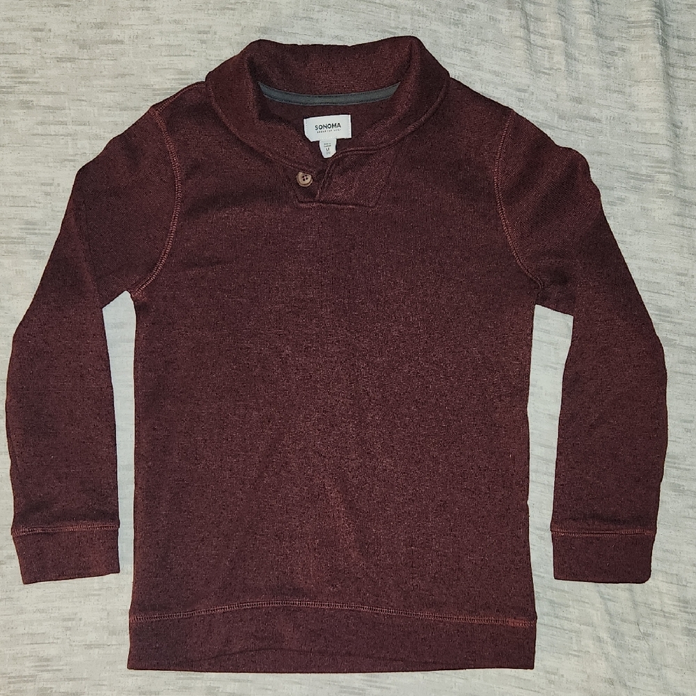 Sonoma Maroon Knit Sweater